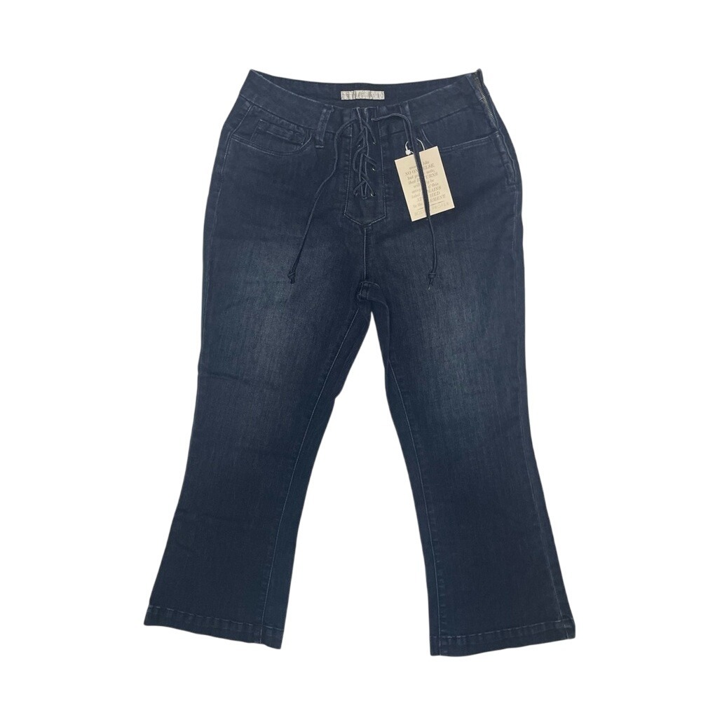 Boston Proper Cropped Mini Bootcut Jeans Women's 6